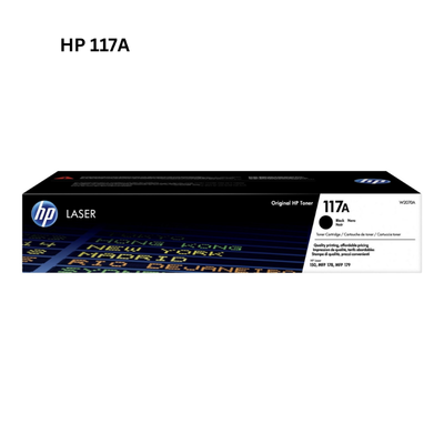 HP 117A Black Original Toner Cartridge (W2070A)