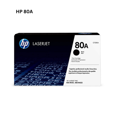 3 HP 80A Black Original LaserJet Toner Cartridge (CF280A)