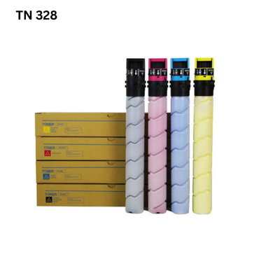 Konica Minolta TN328 Toner Cartridge Set (CMYK)