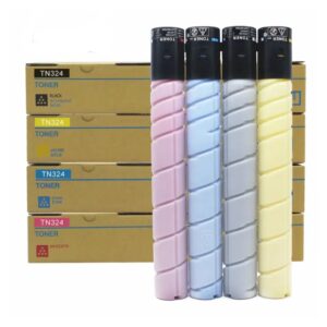 Konica Minolta TN324 Toner Cartridge Set (CMYK)